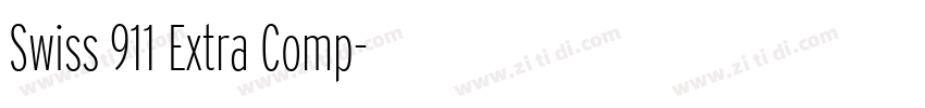 Swiss 911 Extra Comp字体转换 Swiss 911 Extra Comp字体转换